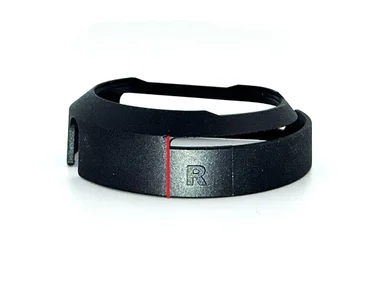 Current VROptiker lens insert, top view showing the R/L marking position