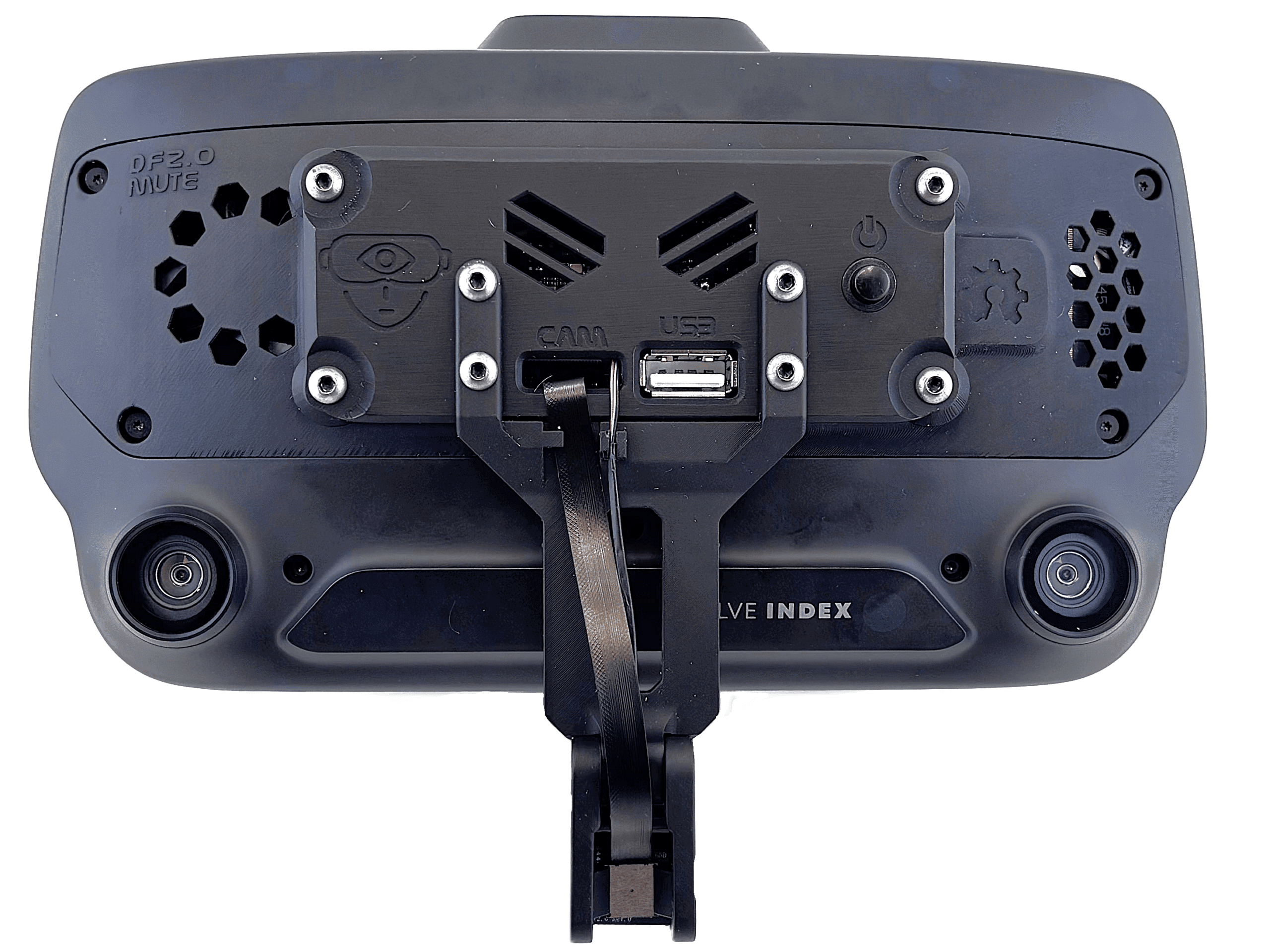 Module adjusted toward face and long screw tightened