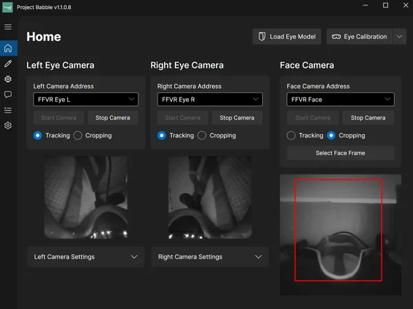 Adjusting top boundary with nose visible