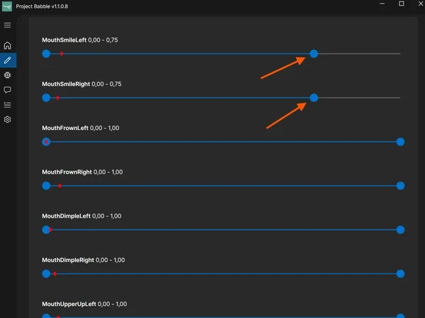 Experimenting with expression parameters in VRChat mirror